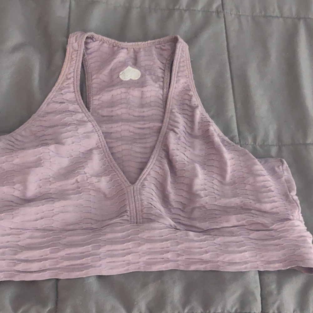 Booty By Brabants Curvy Amorzhinho Textured Sports Bra